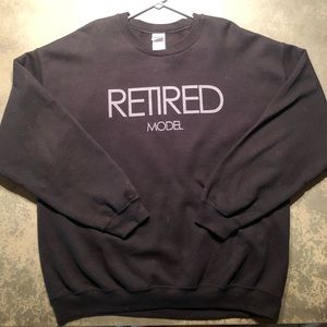 Retired model Streetwear crewneck
